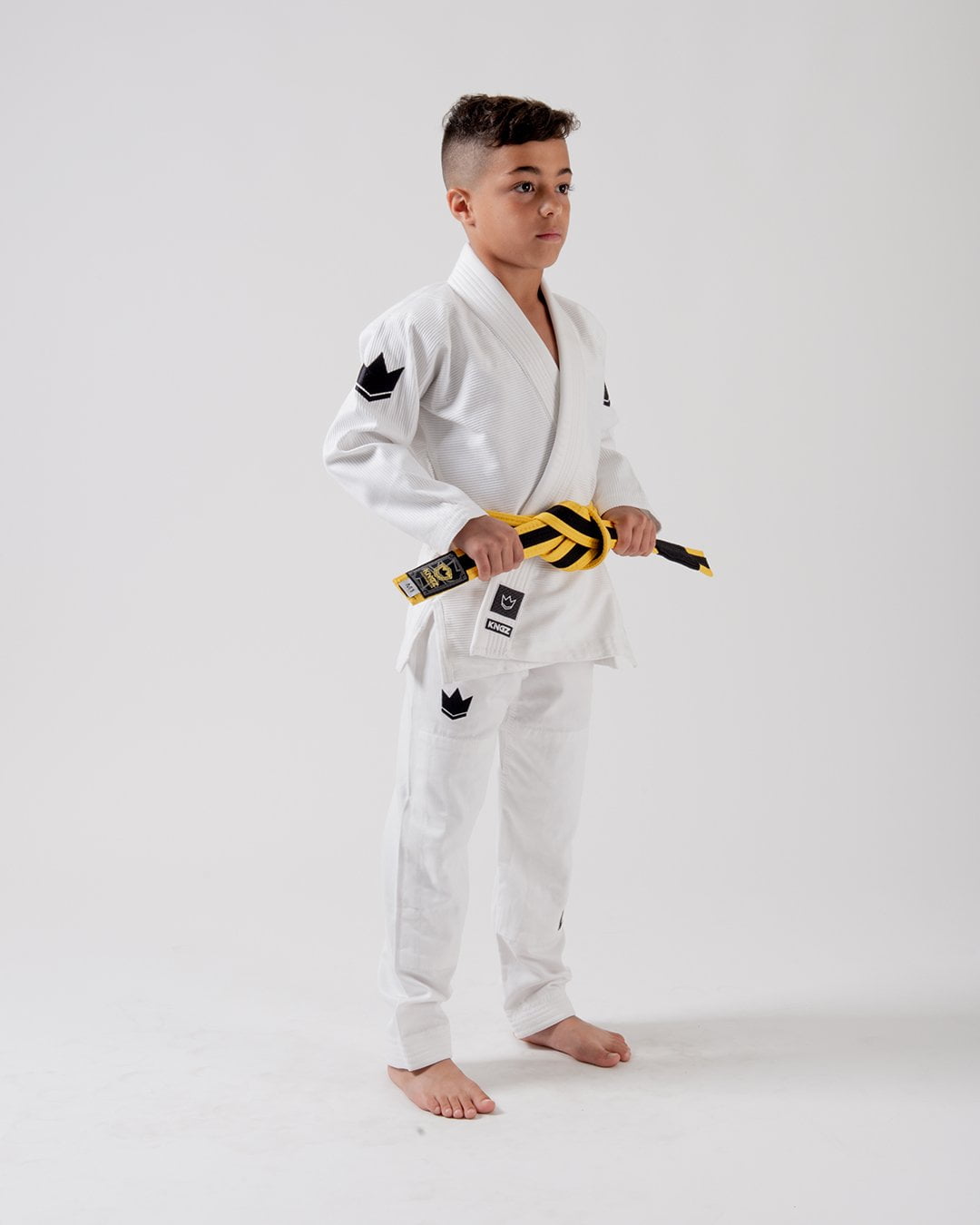 The ONE Kids Jiu Jitsu Gi - White - FREE White Belt (2023 version)