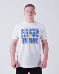 Stacked Tee Streetwear Kingz XS White