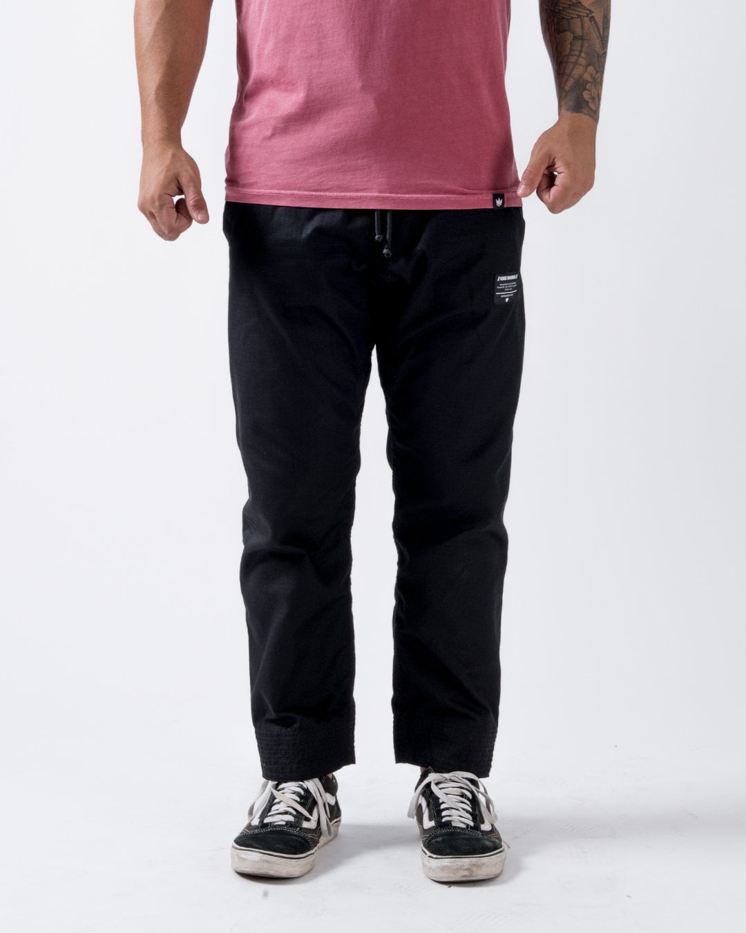 Casual Rip Stop Gi Pant - Black Jiu Jitsu Gear Kingz A00 Black