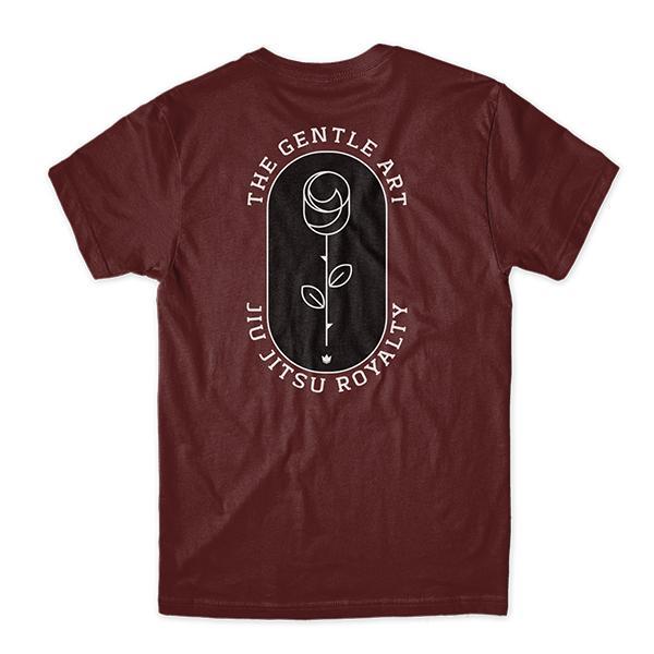 Gentle Rose Tee - Maroon