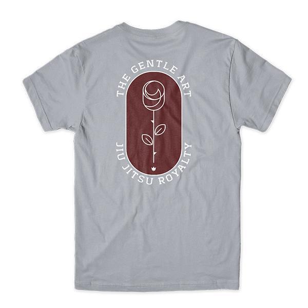 Gentle Rose Tee - Silver