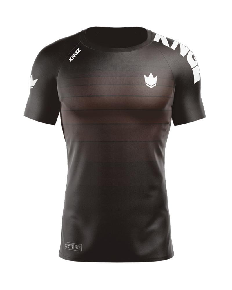 Ranked V5.0 S/S Rash Guard - Brown