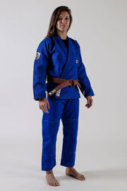 Balistico 2.0 Women's Jiu Jitsu Gi - Blue - Full Right Facing
