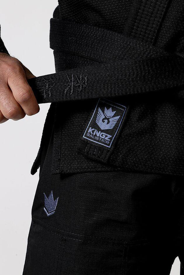 Balistico 3.0 Jiu Jitsu Gi - Black - Belt View